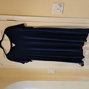 Style and Co. NAVY blue cotton dress Size 1x